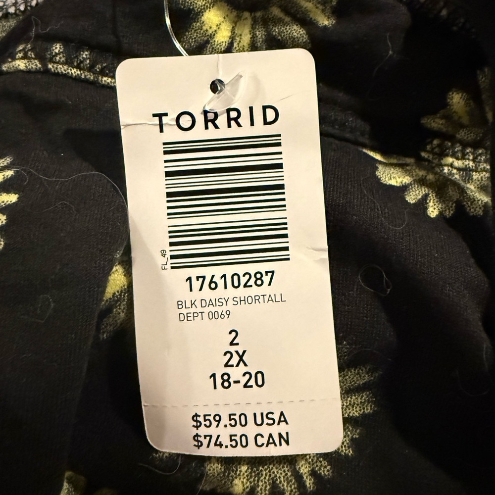Sunflower black Shortall NWT - Picture 3 of 3